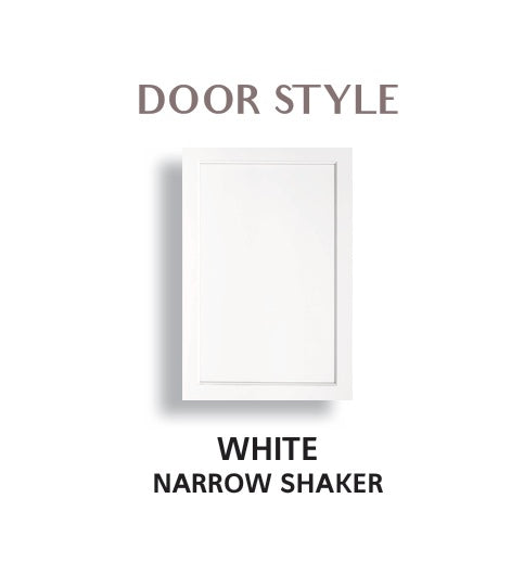 CLASSIC 48 Inch Bathroom Vanity, Canadian Made White painted with Quartz Countertop, 7 Drawers