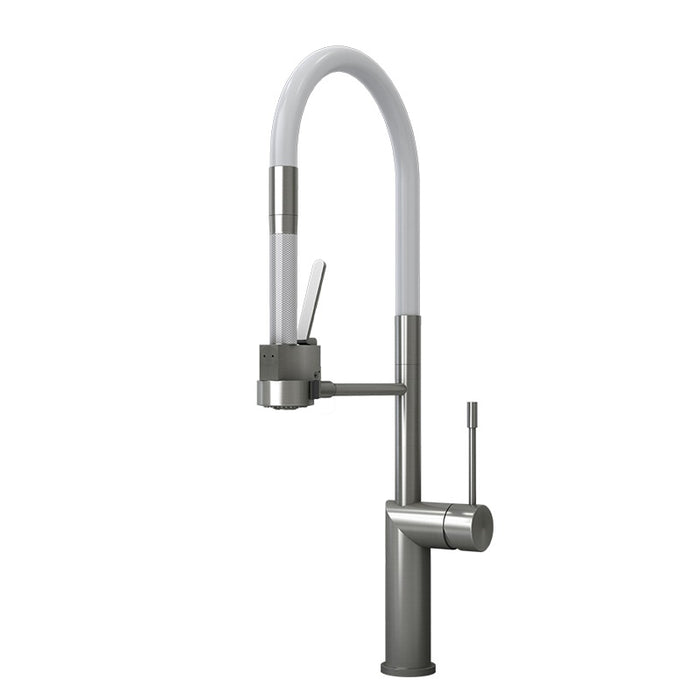 Rubi -SAKAI Kitchen faucet / White-Stainless Steel