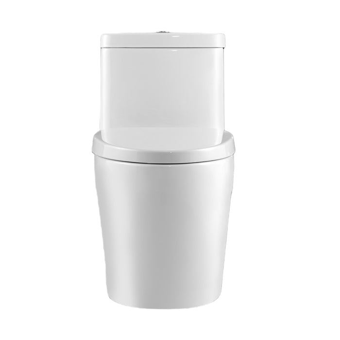 Neptune Zen One Piece 4.1/6L Dual Flush Elongated Toilet White ** PICKUP IN STORE ONLY**