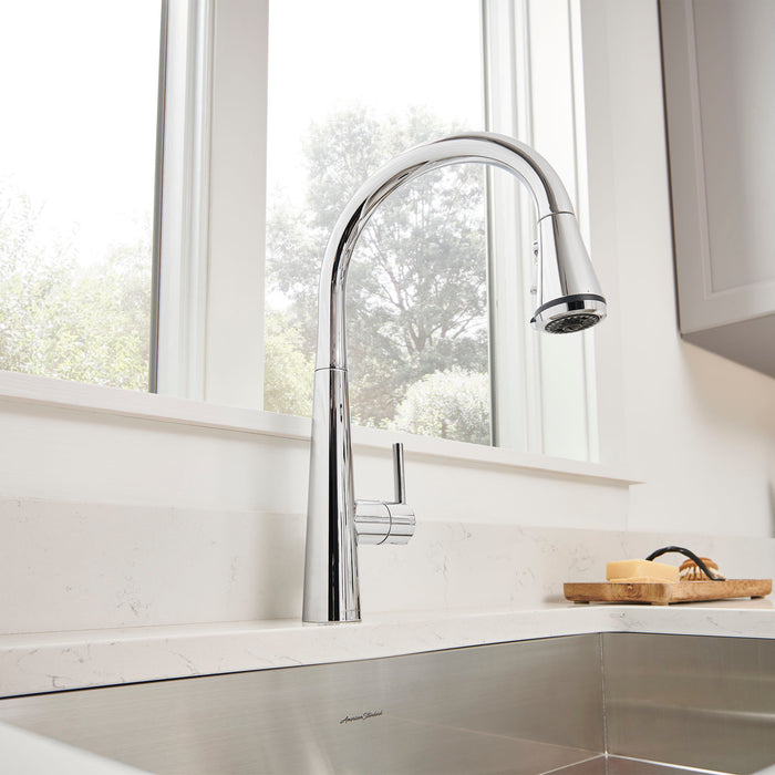 AMERICAN STANDARD - EDGEWATER KITCHEN FAUCET WITH PULLDOWN SPRAY- CHROME