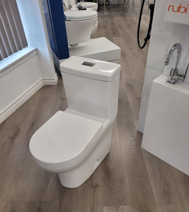 RUBI-RKN343BL , One Piece White Dual Flush Toilet. - **PICK UP IN STORE ONLY**