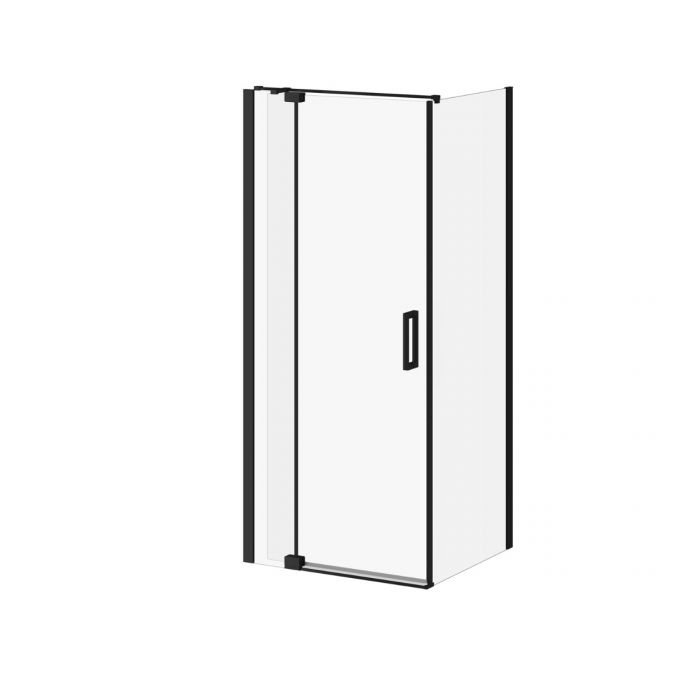 Distink- 42" x 77" x 32" Pivot Shower Door With 32" Return Panel  Corner Shower Door