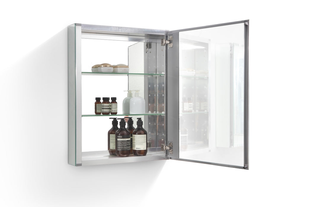 BISTON- 20" Mirrored Bathroom Medicin Cabinet - Construction Commodities Supply Inc.
