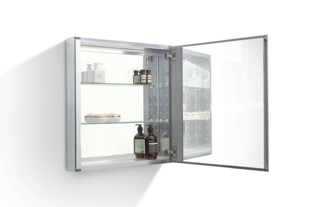 BISTON- 24" Mirrored Bathroom Medicine Cabinet - Construction Commodities Supply Inc.