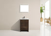 DOLCE- 24" Rose Wood,Quartz Countertop, Floor Standing Modern Bathroom Vanity - Construction Commodities Supply Inc.