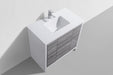 DOLCE- 36" Ash Grey, Quartz Countertop, Floor Standing Modern Bathroom Vanity - Construction Commodities Supply Inc.