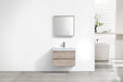 BLISS- 30" Nature Wood, Wall Mount Bathroom Vanity - Construction Commodities Supply Inc.