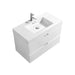 BLISS- 36" High Gloss White, Wall Mount Bathroom Vanity - Construction Commodities Supply Inc.