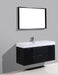 BLISS- 48" Black, Wall Mount Bathroom Vanity - Construction Commodities Supply Inc.