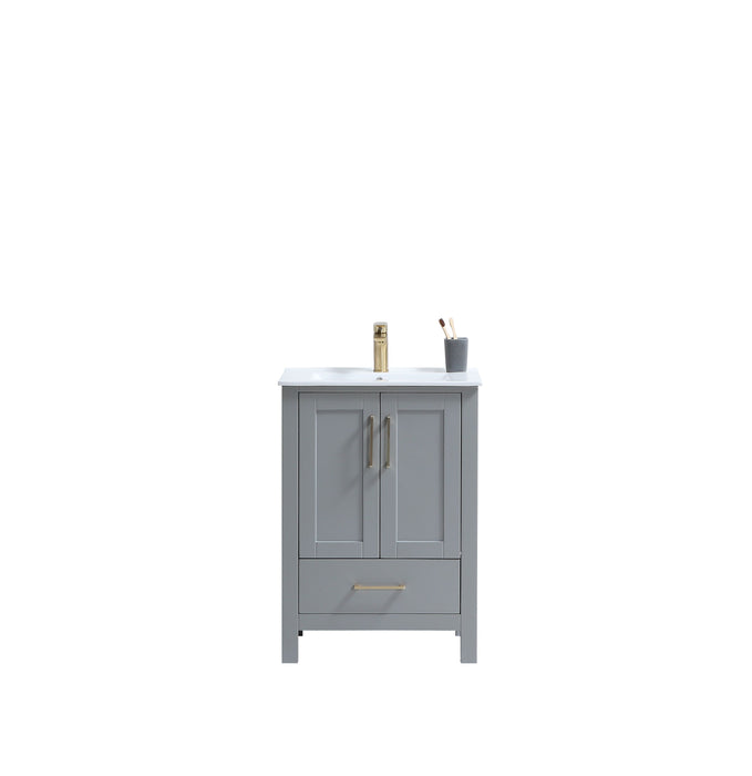 CCS201 - 24" Grey, Floor Standing Modern Bathroom Vanity