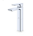 "Fluid-Quad"- Single Lever Chrome Bathroom Faucet With 6" Extension for Vessel Sinks - Construction Commodities Supply Inc.