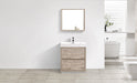 BLISS - 30" Nature Wood, Floor Standing Modern Bathroom Vanity - Construction Commodities Supply Inc.