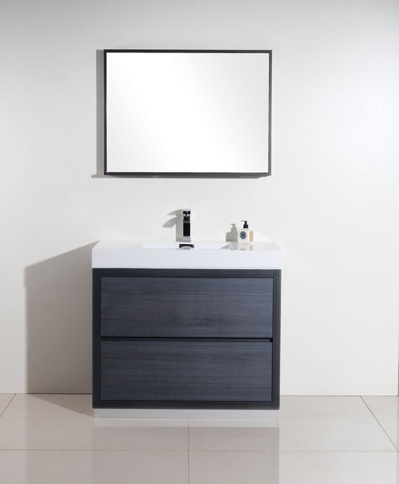 FMB40" GREY OAK, Floor Standing Modern Bathroom vanity