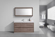 BLISS- 60" Single Sink, BUTTERNUT, Floor Standing Modern Bathroom Vanity - Construction Commodities Supply Inc.