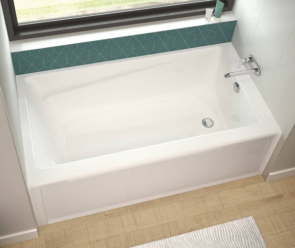 MAAX EXIBIT 60 in. W x 30 in. D x Skirted Bathtub Right Side Drain White ** PICK UP IN STORE ONLY **