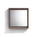 BLISS -30"BUTTERNUT Mirror with Wood Fame & Bottom Shelf - Construction Commodities Supply Inc.