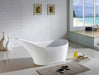 Victorian- 67" Composite Acrylic Free Standing Bathtub - Construction Commodities Supply Inc.