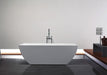 Contemporanea- 59" Composite Acrylic Free Standing Bathtub - Construction Commodities Supply Inc.