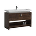 LEVI- 48" Rose Wood, Floor Standing Modern Bathroom Vanity With Cubby Hole - Construction Commodities Supply Inc.