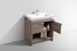 LEVI - 30" Butternut, Floor Standing Modern Bathroom Vanity - Construction Commodities Supply Inc.