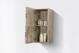 28" High Bathroom Linen Side Cabinets, Nature Wood - Construction Commodities Supply Inc.