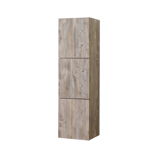 59" High Bathroom Linen Side Cabinets, Nature Wood - Construction Commodities Supply Inc.