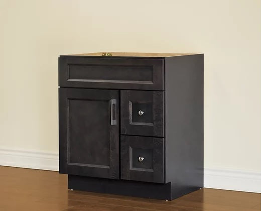VSD- 30" Bathroom Vanity (3 colors) With Quartz Countertop / Right Side Drawers**PICK UP IN STORE ONLY**