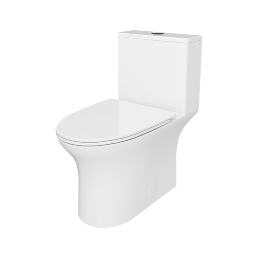 RUBI-RCM122BL, One Piece White Dual Flush Toilet. ** PICK UP IN STORE ONLY ** - Construction Commodities Supply Inc.