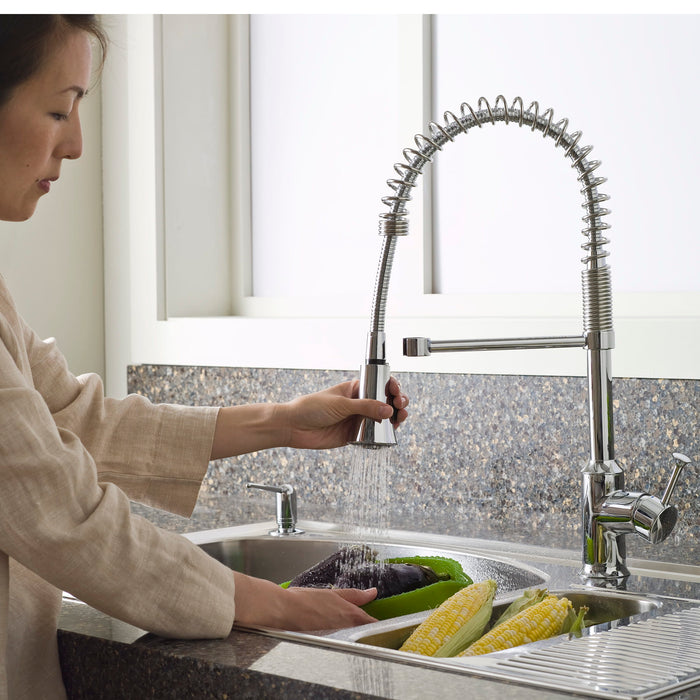 AMERICAN STANDARD - PEKOE SEMI-PROFESSIONAL KITCHEN FAUCET WITH PULLDOWN SPRAY - CHROME