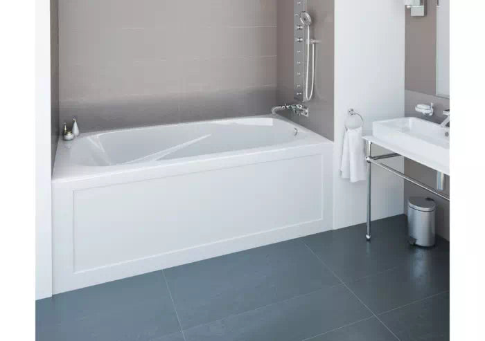 Mirolin Phoenix 60 in. W x 30 in. D x 20 in. H Skirted Bathtub Right Drain White *** PICK UP IN STORE ONLY ***