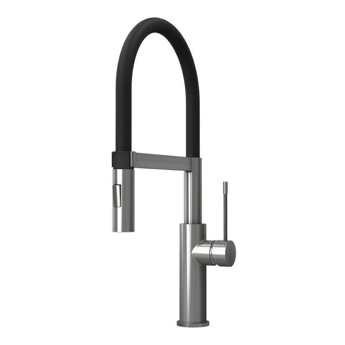 Rubi - SOBA , Stainless Steel, Single Lever Professional style Kitchen Faucet